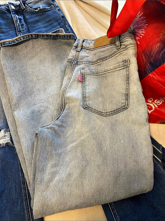 PINK Victoria's Secret Denim - PINK Women's Distressed Skinny Jeans in Blue Waist 6
